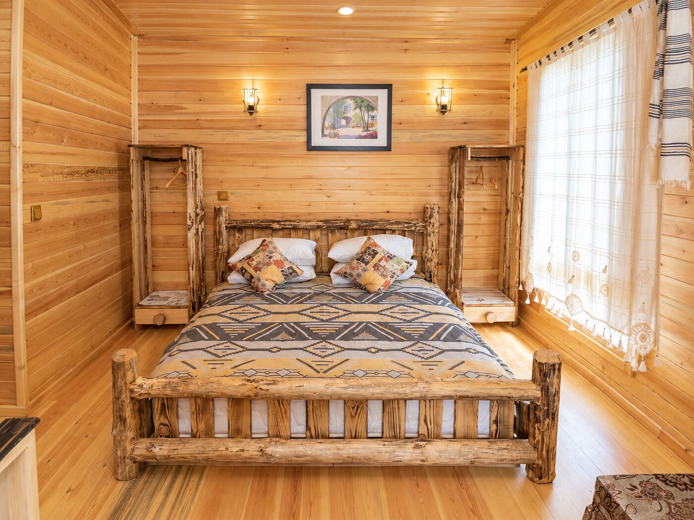 Bademler Doğal Yaşam Köyü solid-timber bungalow, inside and out 2