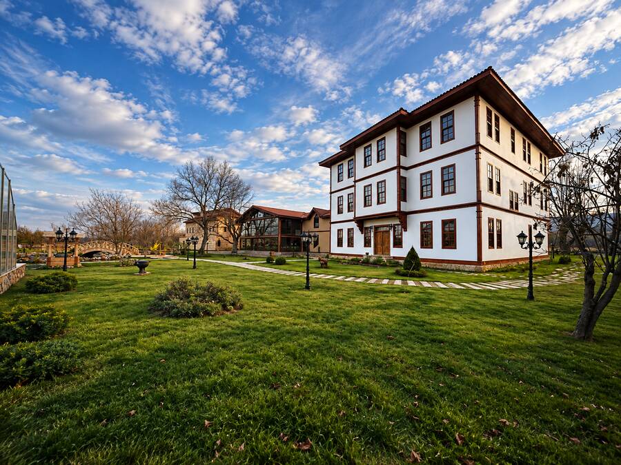 İksir Resort Town Daday yerleşkesi, konaklar ve bahçe 1