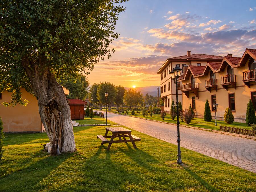 İksir Resort Town Daday yerleşkesi, konaklar ve bahçe 4