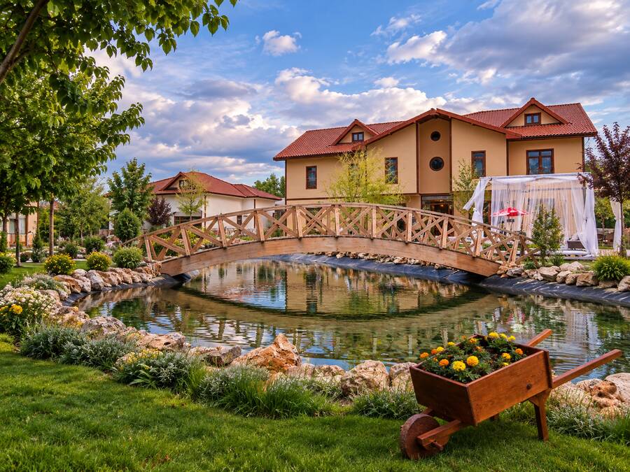 İksir Resort Town Daday yerleşkesi, konaklar ve bahçe 6