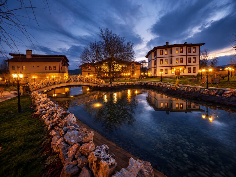 İksir Resort Town Daday yerleşkesi, konaklar ve bahçe 10